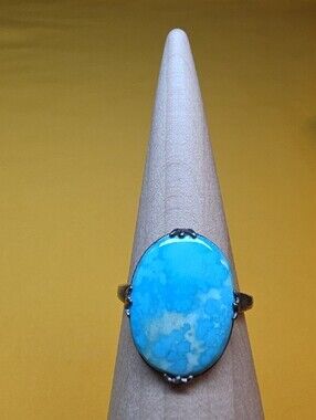 Vintage Clark & Coombs Mid-Century Solid Sterling Silver Ring Size 9.5 (3.96g)